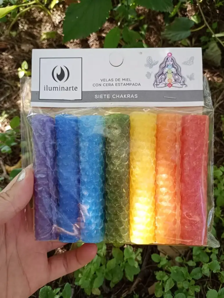 Velas de Miel 7 Chakras