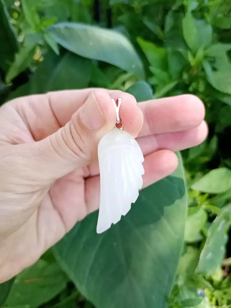 Dije Ala Onix Blanco