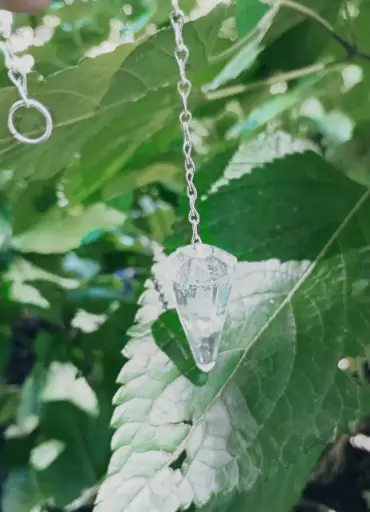 Pendulo Cuarzo Cristal Piramidal